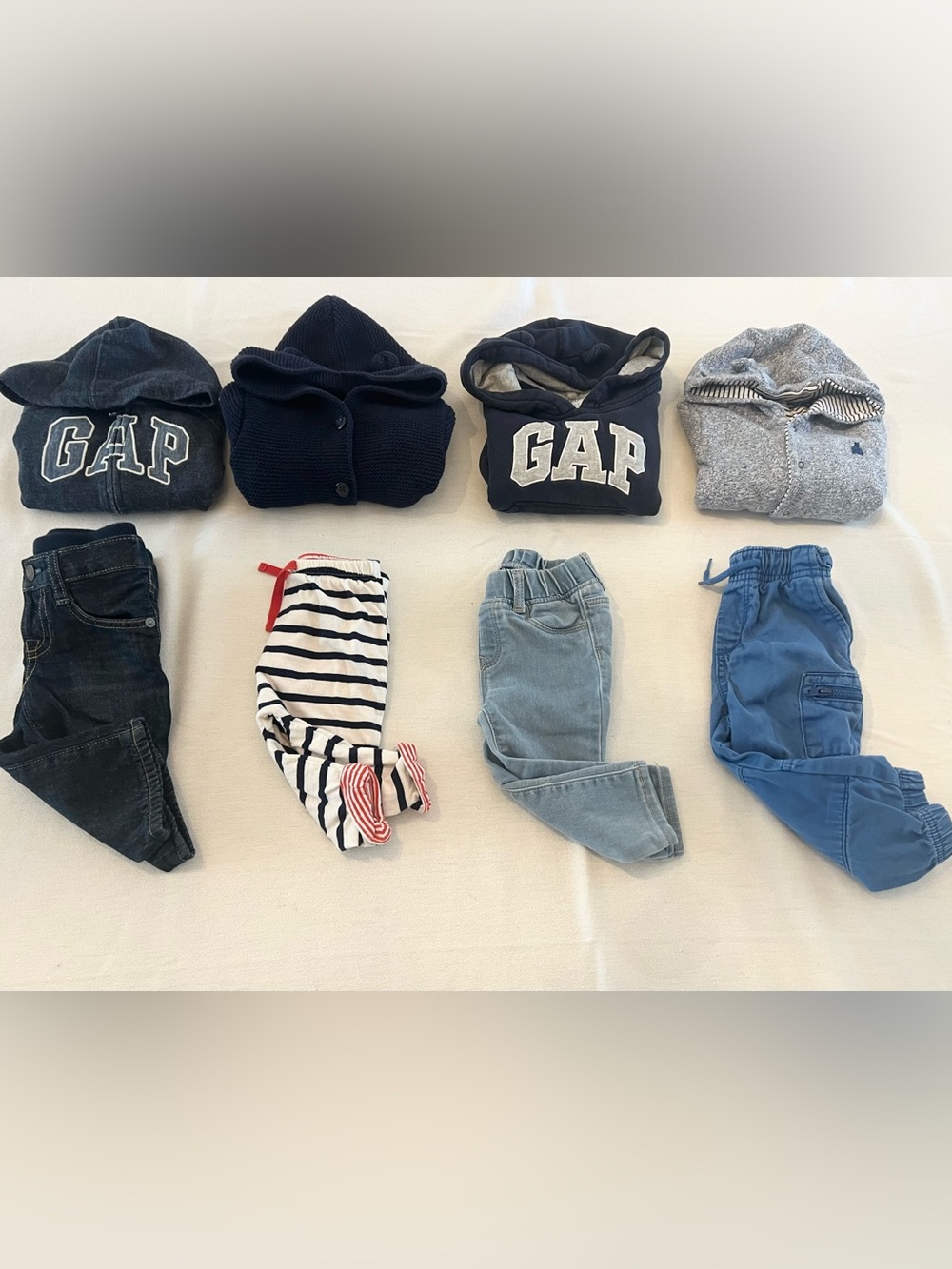 Baby Gap 8-Piece Bundle | Sweaters & Pants | 6–24M | VGUC